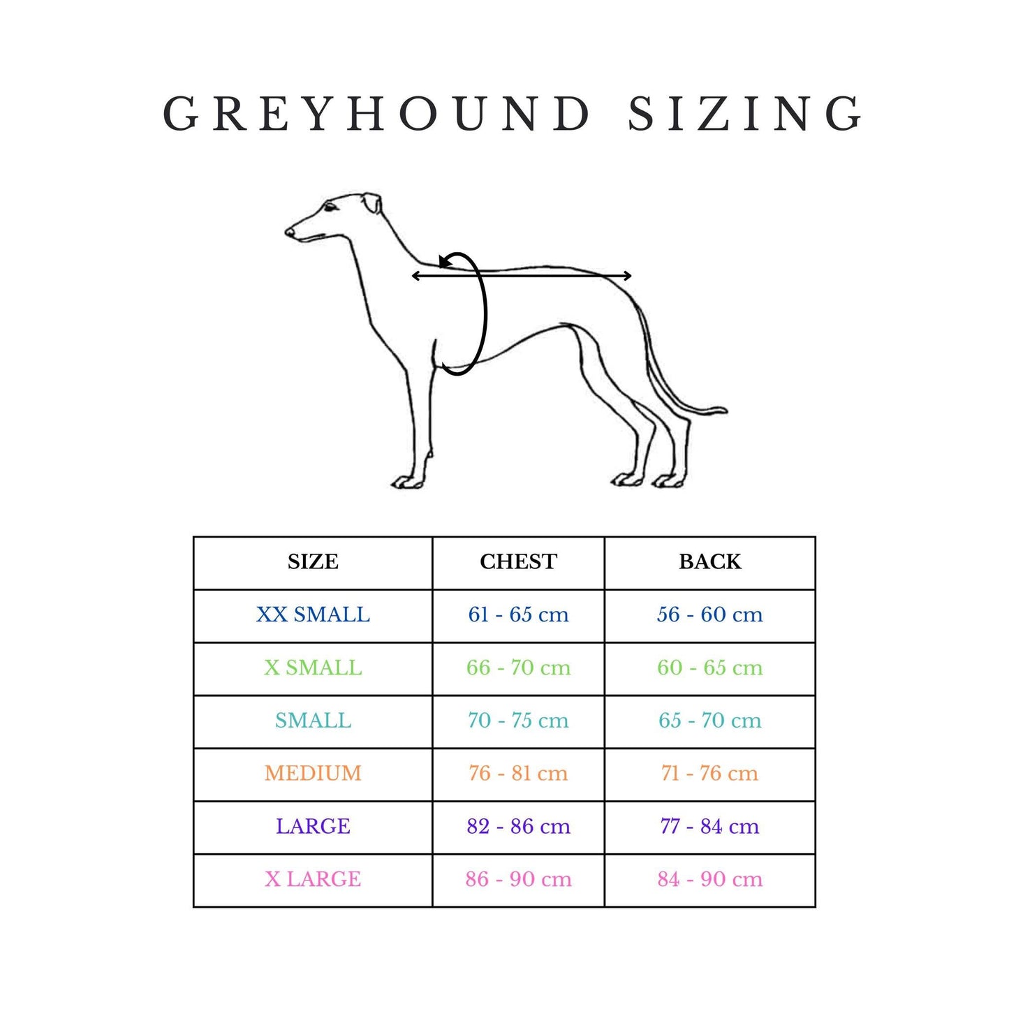 PRE-MADE GREYHOUND MEDIUM HOODIE